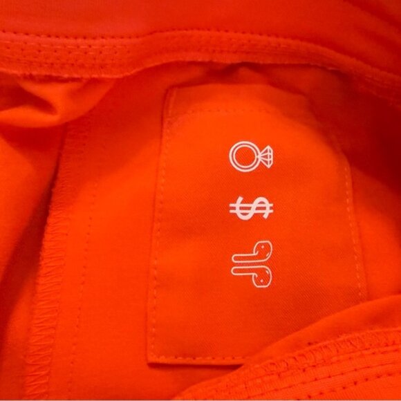 Figs Scrub Pants petite ladies jogger XSP Technical Collection shocking orange - Picture 9 of 12